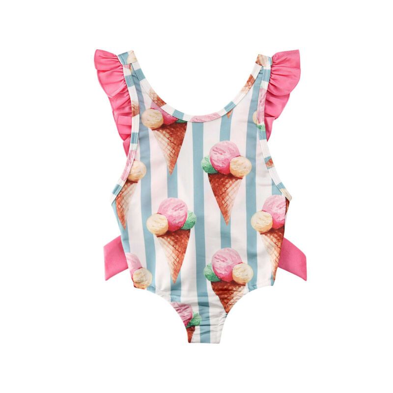 baby girl ice cream swimsuit
