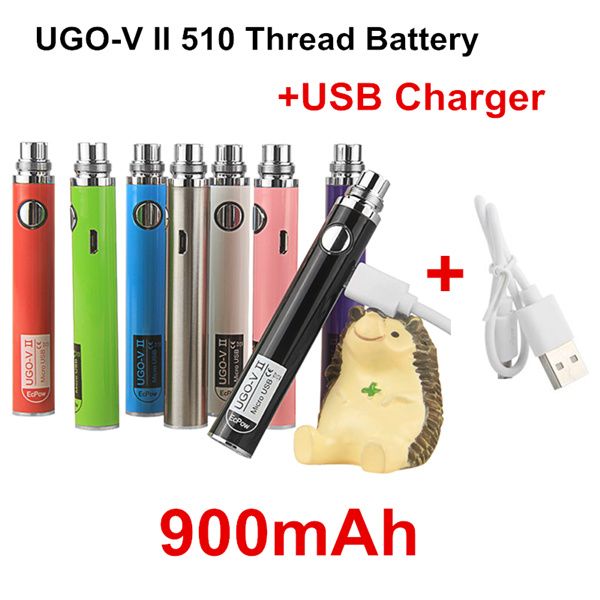 Authentic Ugo V II 900MAH + USB-laddare