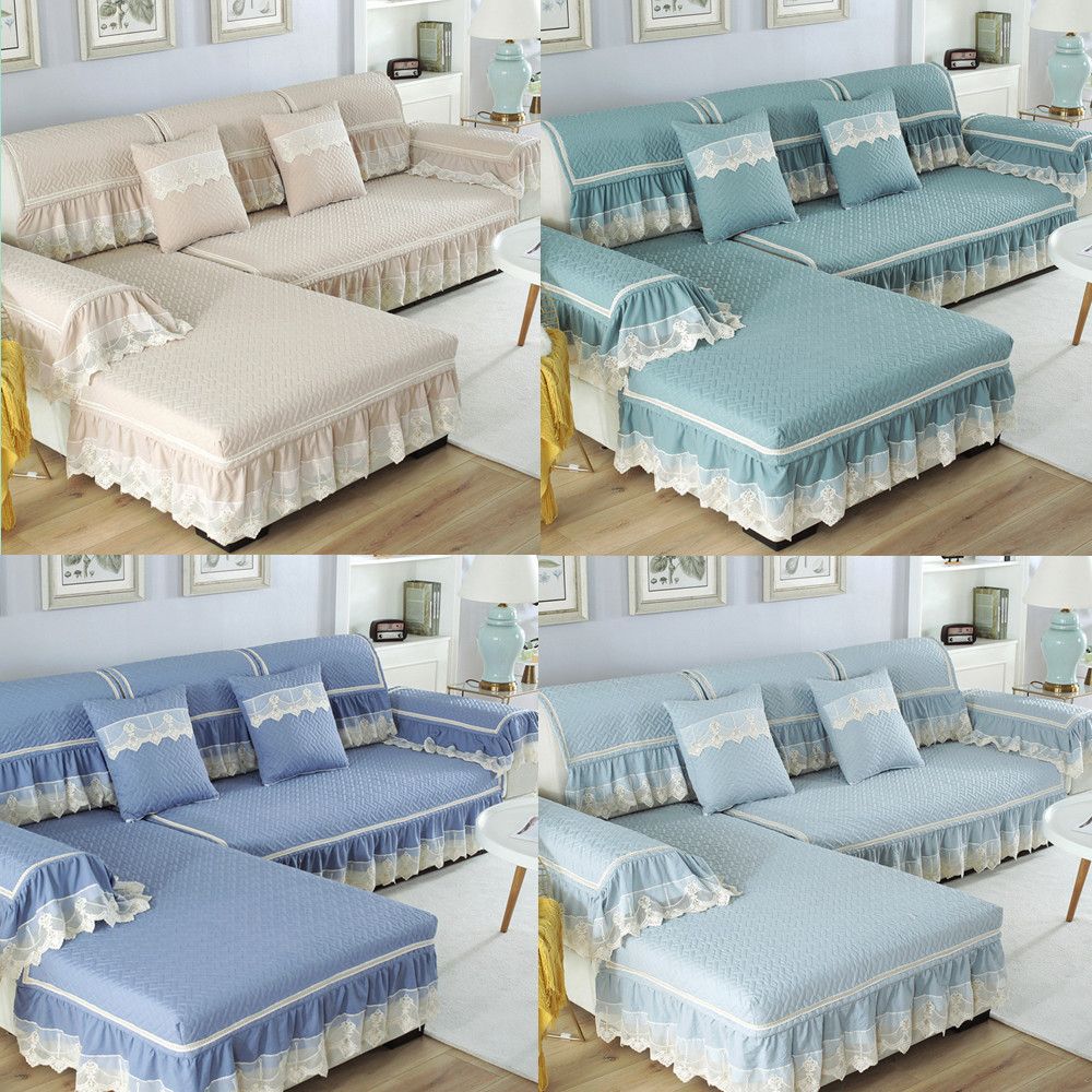 Modern Simplicity Non Slip Sofas Covers Polyester Quilting Pieces Four Seasons Universal Fabric Sofa Cushion Furniture Covers Dining Room Chair Seat