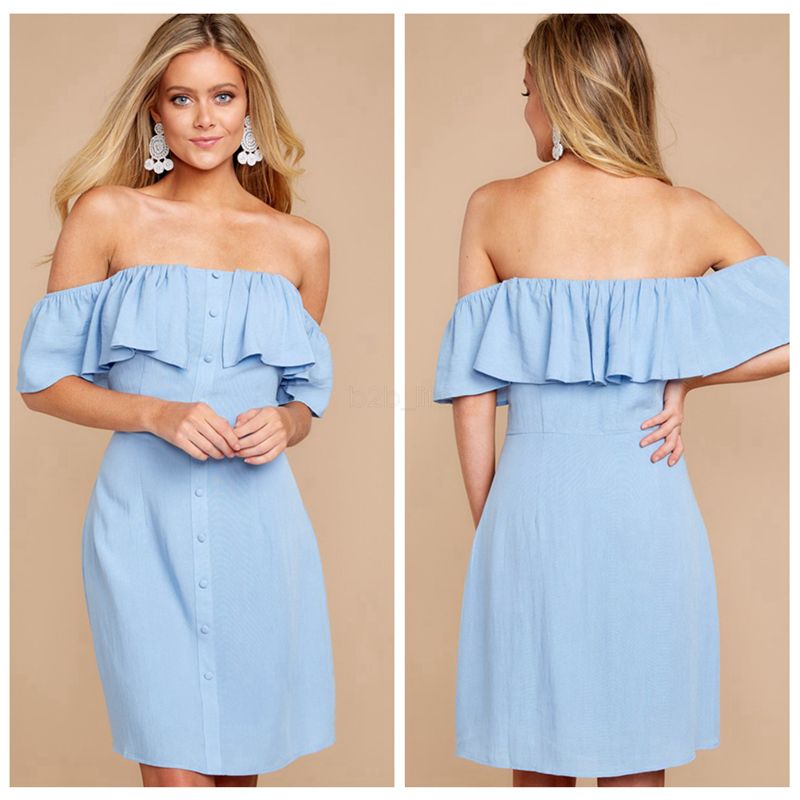 bardot beach dresses