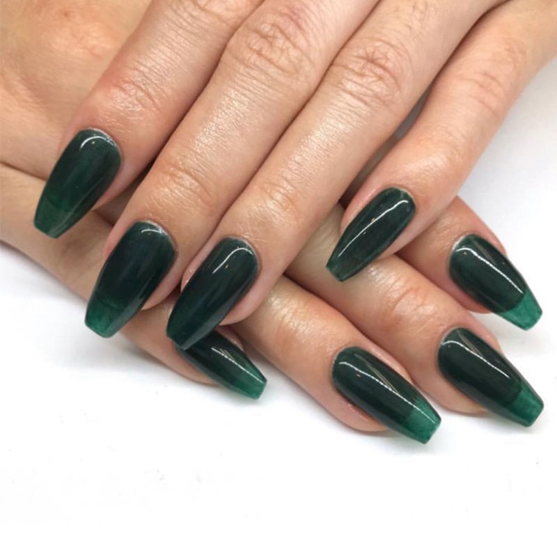 Download Pure Green Color Fake Nails Set Ins Green Square Head Press On Desktop Wallpaper Wallpaper Pure Green Color Fake Nails Set Ins Green Square Head Press On For iPhone