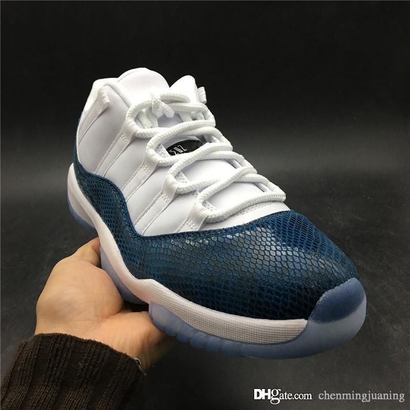 11s snakeskin blue