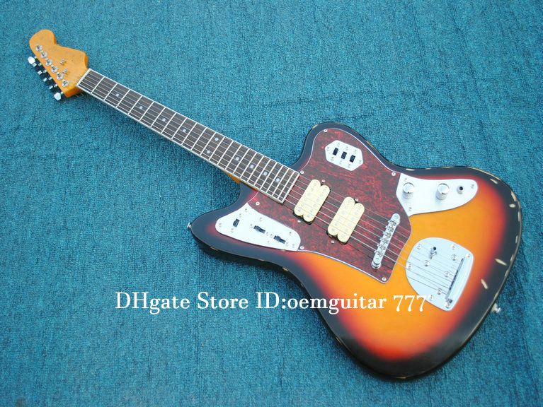 Wholesale Guitars Sunburst Aged Jaguar Electric Guitar Rosewood