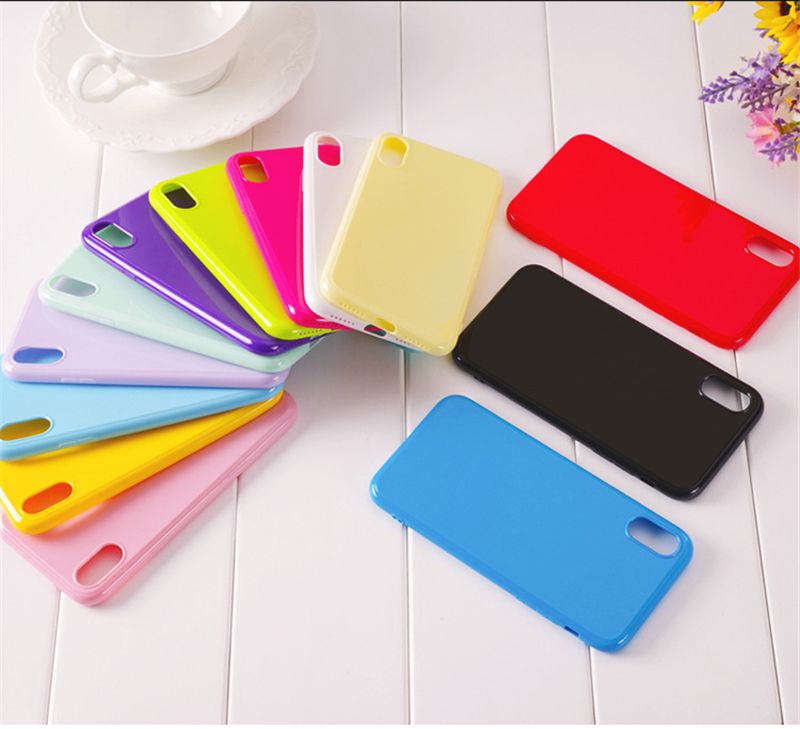 Compre Capa De Telefone De Geléia De Doces 15 Cores À Prova De Choque Capa  De Telefone Tpu Ultra Fina E Macia Silicone Shell Telefone Colorido Capa  Traseira Para Iphone Livre Dhl
