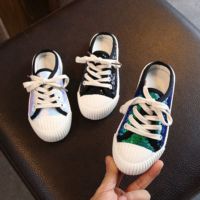 Acquistare Scarpe Arcobaleno Bambini Ragazze Colorate Glitter Sneakers  Bambini Paillettes Scarpe Piatte Bambini Bambino Battelli Bambini Calzature  Bambini Economico | Consegna Veloce E Qualità | It.Dhgate