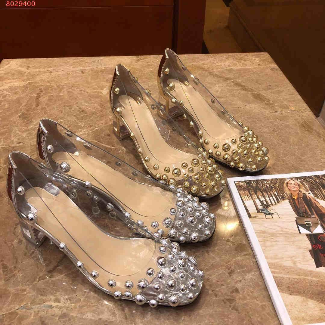 Compre Novas Mulheres Se Vestem Sapatos Prego Contas Estilo Europeu E  Americano High End High End Personalizado Sapatos De Salto Alto Impressos  Moda Delicado Barato | Entrega Rápida E Qualidade | Pt.Dhgate