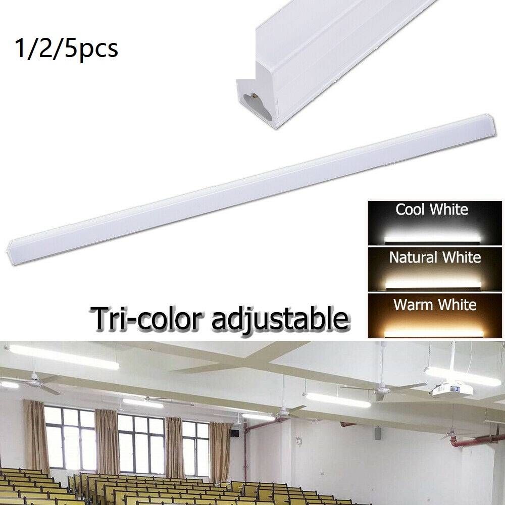 2019 Led T5 Integrated Tube Light 1 2m 18w Tri Color Dimmable