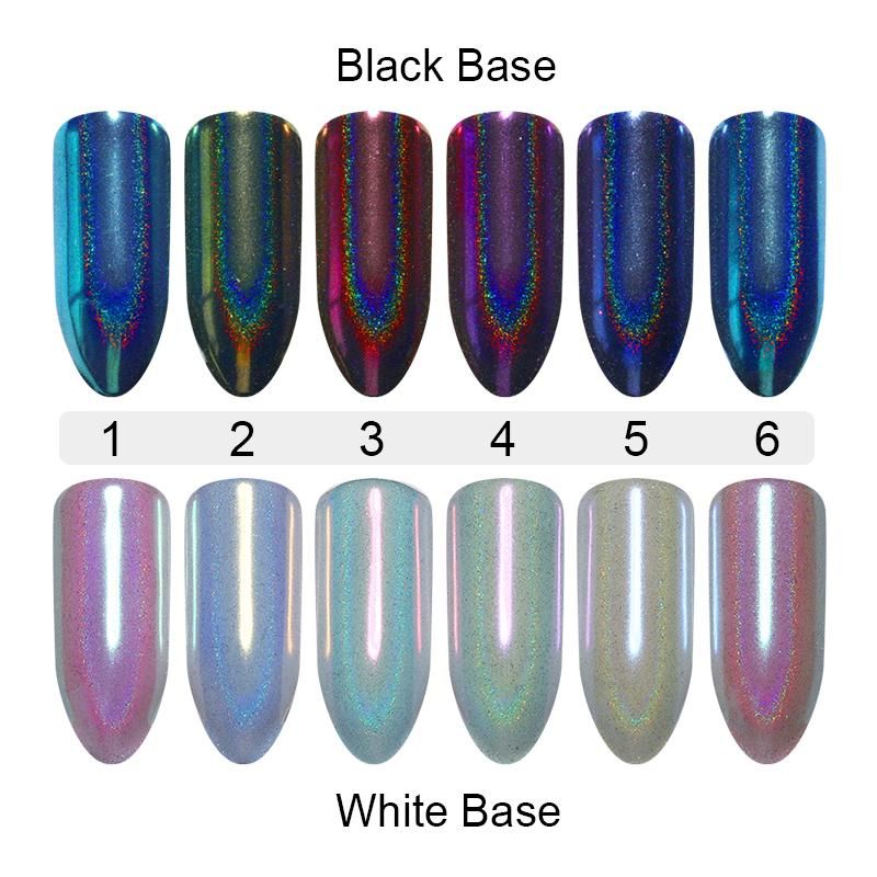 TCT-014 American Fantasy Iridescent Rainbow Color 0.2MM Size Nail Glitter  For Nail Art Nail