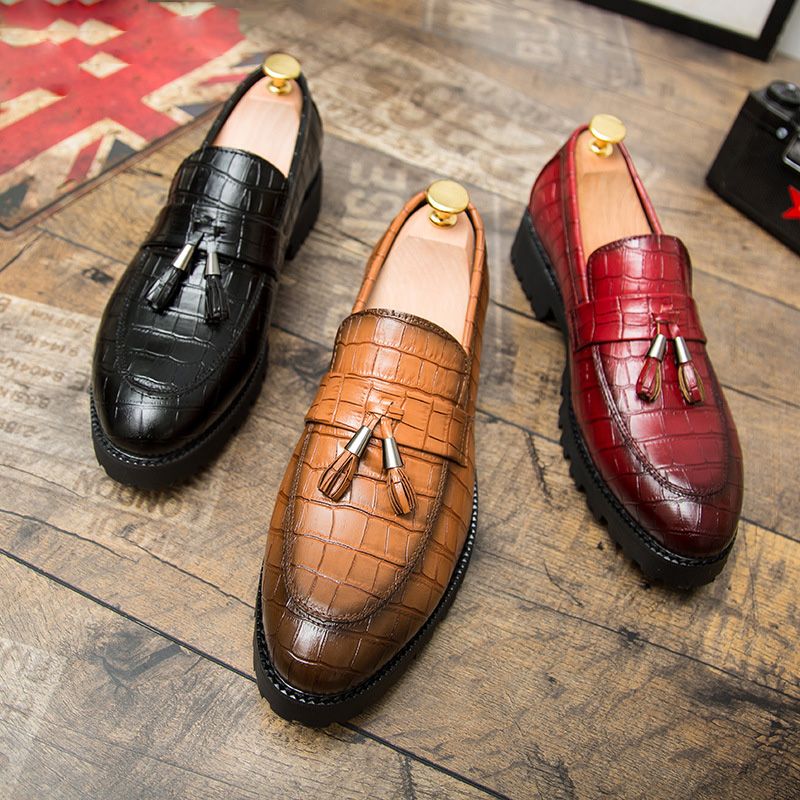 crocodile shoes mens loafers