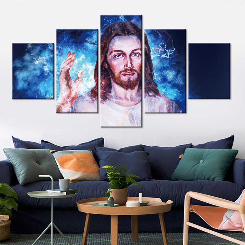 Modern Home Decor Prints oil painting art Wall canvas No stretch Jesus HDB033 