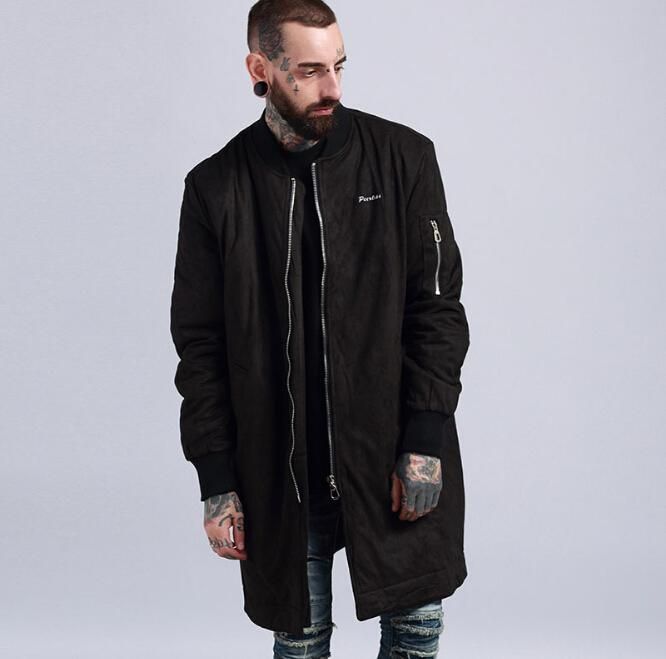Manteau bombers long homme Clearance