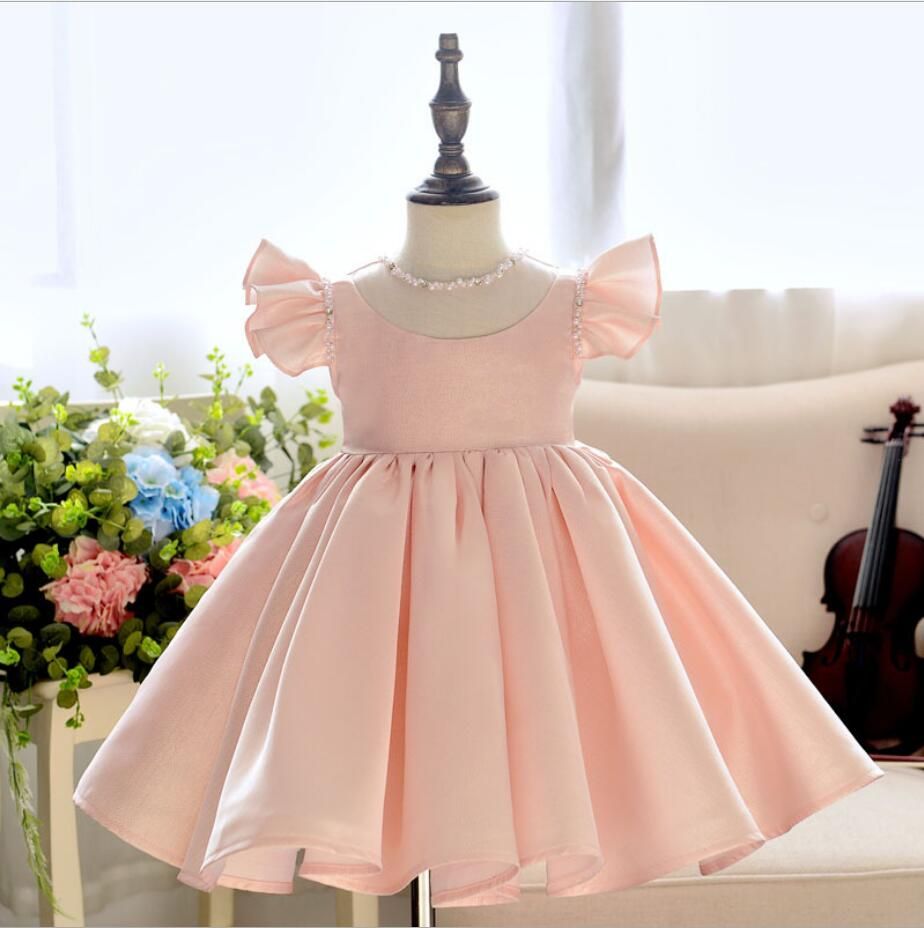 pink newborn gown