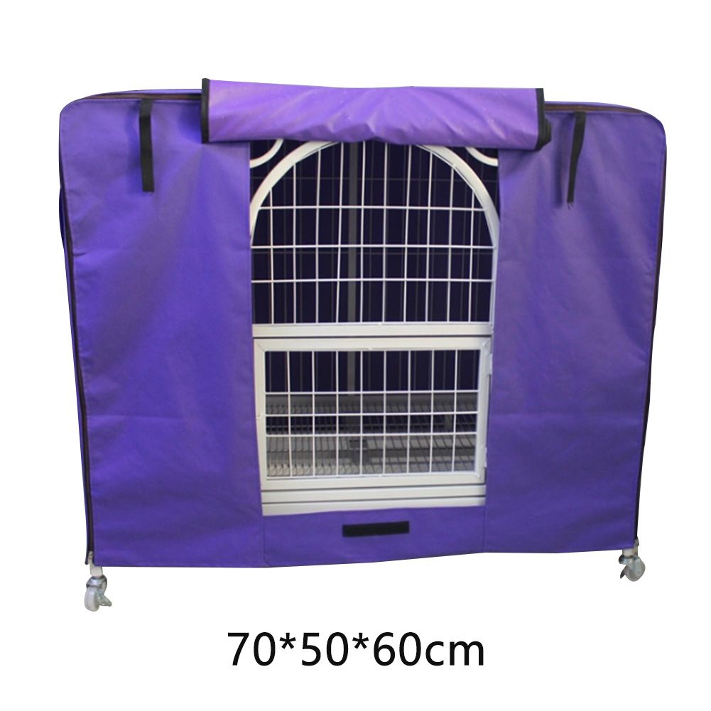 purple dog cage