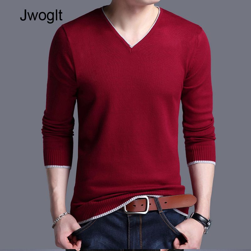 v neck sweater mens slim fit