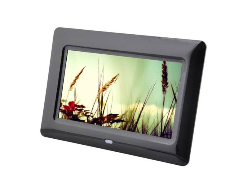 480 x 800 pixeles, con funciones MP3/MP4 Marco digital HD TFT-LCD 7" -blancV4I1 