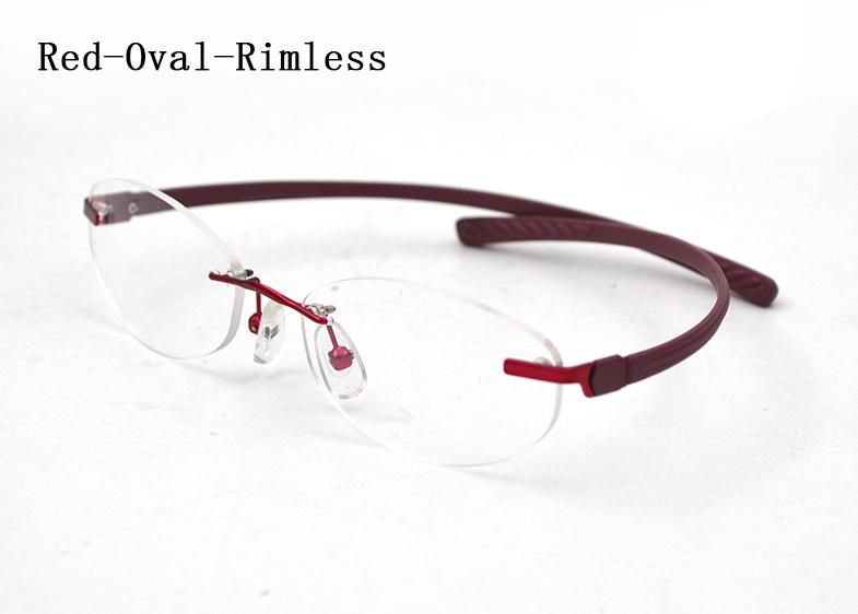 Röd-oral rimless