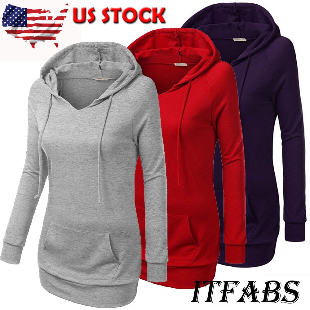 ladies hooded jumper