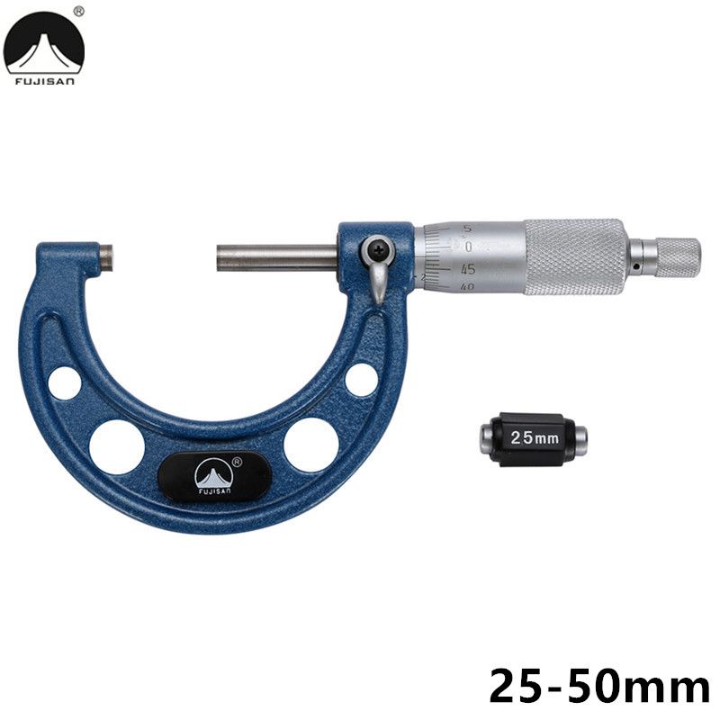 Micrometer 25-50/50-75/75-100mm Metric Carbide Gauge Standards Caliper 