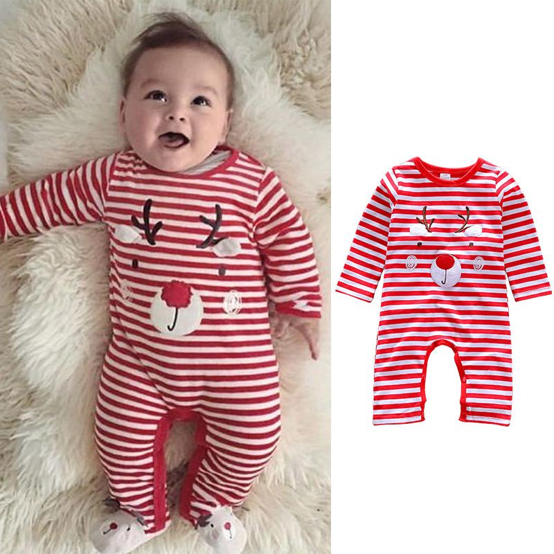 European Baby Toddle Girl Kids Autumn Long-Sleeves Colored Striped Pockets Dress