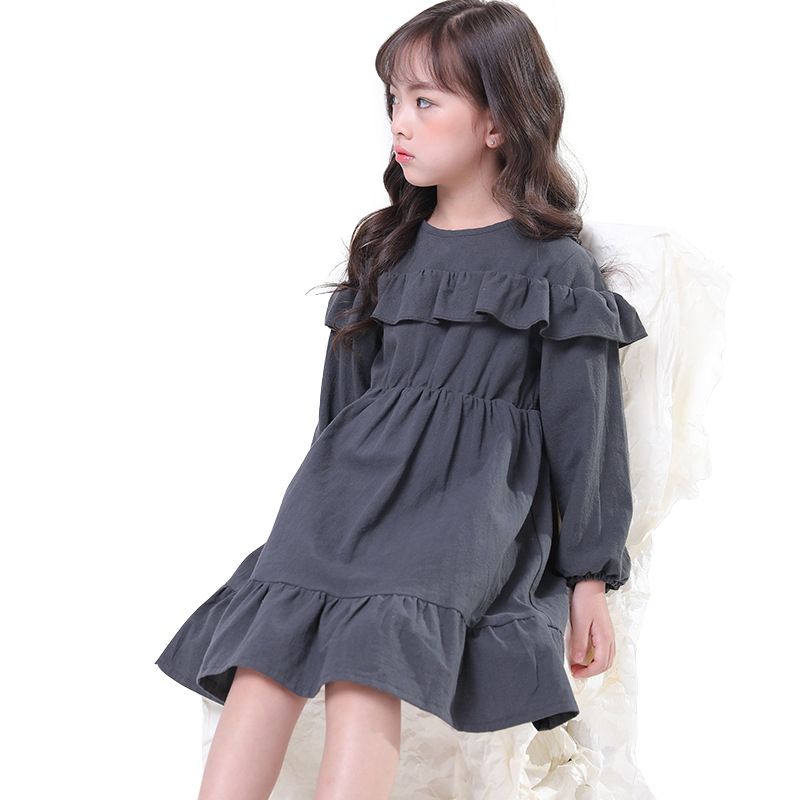 long sleeve black dress kids