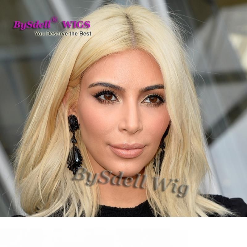 Kupit Optom Goryachie Prodazhi Znamenitosti Kim Kardashyan Blondinka Pricheska Parik Sinteticheskie Korotkie Svobodnye Naturalnye Volny Svetlye Volosy Kruzheva Front Pariki Dlya Belyh Zhenshin Otnice 04 V Kategorii Sinteticheskie Pariki 8 689 Rub Na