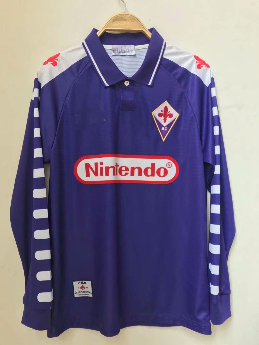 Retro Clásico 1998 1999 Fiorentina FLORENCE BATISTUTA Camisetas De Fútbol  De Manga Larga Camisa Completa De Fútbol Retro S 2XL Por Xx233792844, 13,7  € | Es.Dhgate.Com