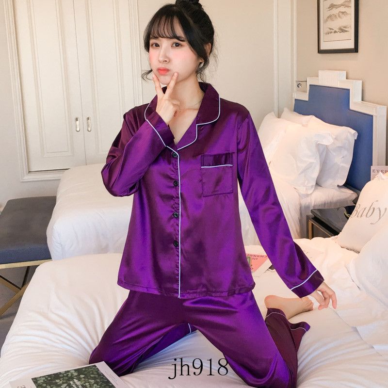 The Lilac Set LV – Inspired Designer Long Sleeved Satin Pyjamas