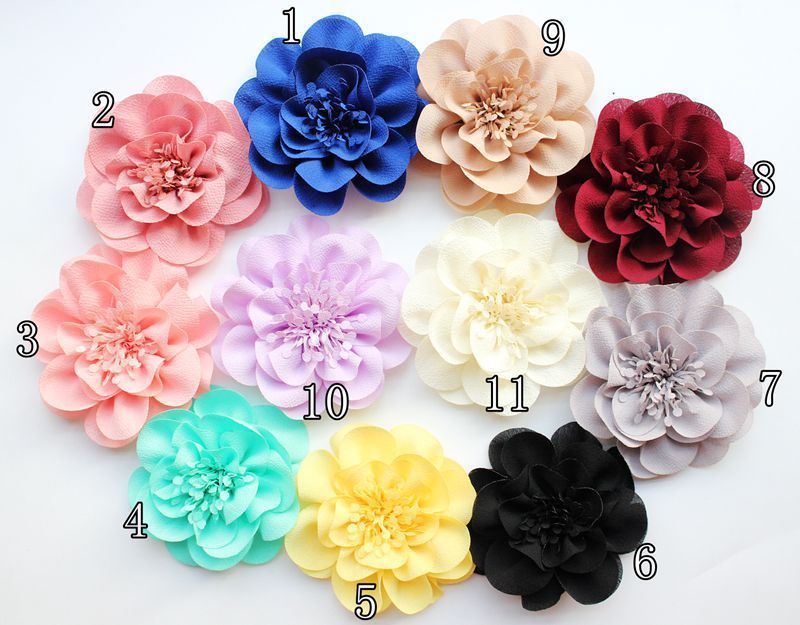 hair flower brooch