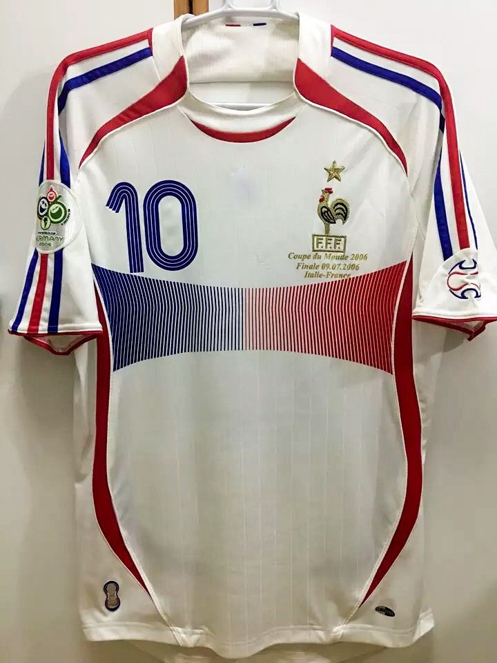 zidane 2006 world cup jersey