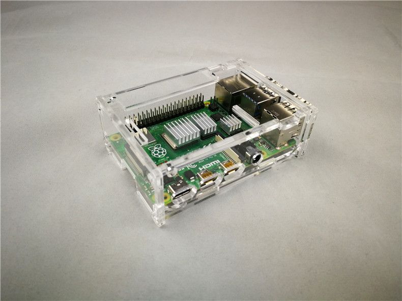 New Case Enclosure Box Shell Cover For Original Raspberry Pi 3 Model B LT ON