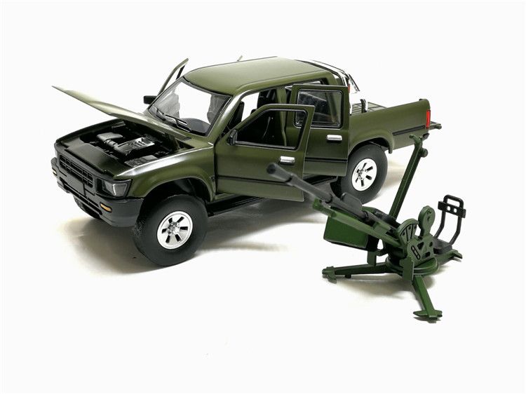 Toyota Hilux Pickup Truck 1/32 Modelo de Coche Vehículo de juguete Diecast Niños Regalo Blanco 