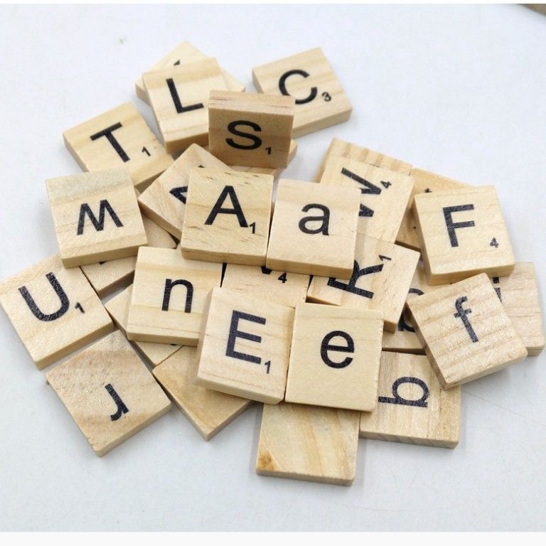 wooden alphabet blocks for crafts
