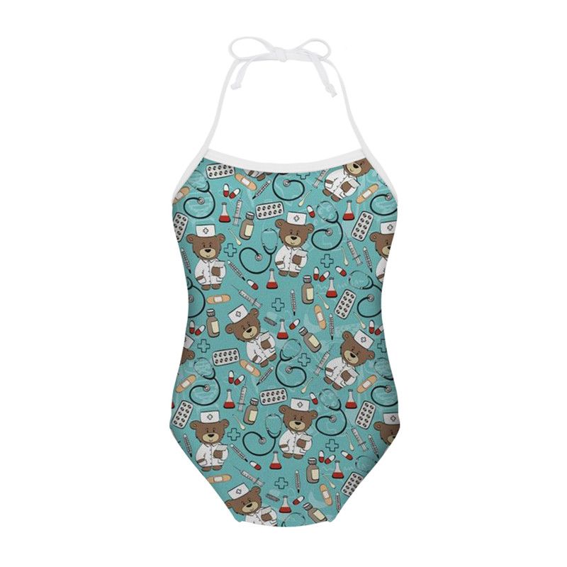 Grosshandel Hycool Kinder Badeanzug Baby Madchen Badeanzug Krankenschwester Barendruck Madchen Bademode Ein Stuck Schwimmen Tragen Fur Kinder Body Bikini Von Amyshop3 22 63 Auf De Dhgate Com Dhgate