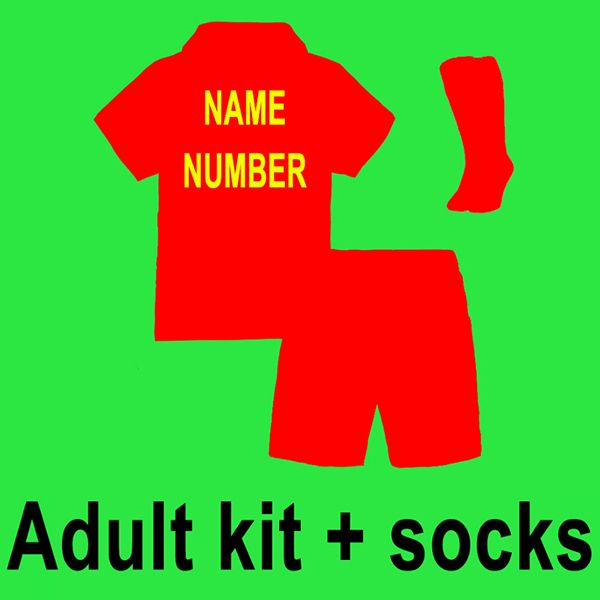 Adult kit + socks with name number