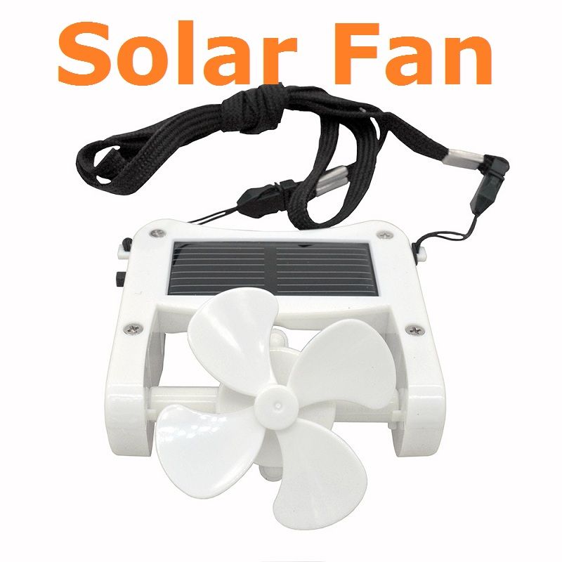 Portable Solar Power Cooling Fan Clip 
