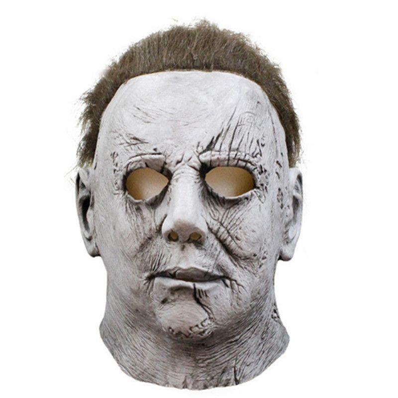 halloween 2020 michael face 2020 Michael Myers Mask Halloween Horror Movie 2018 Cosplay Adult Latex Full Face Helmet Party Adornments Halloween Scary Rj From Yujian18 16 82 Dhgate Com halloween 2020 michael face