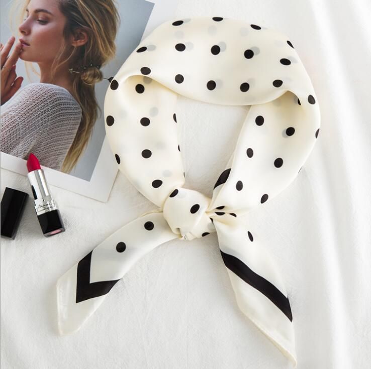 silk square neck scarf
