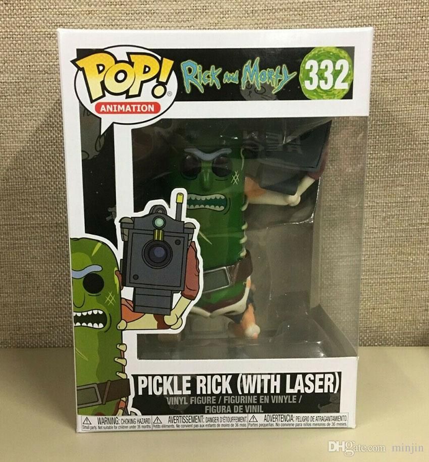 Funko Pop Rick Morty Pickle Rick Con De Acción De Cañón Láser Con Caja Original Gran Calidad De 26,64 | DHgate