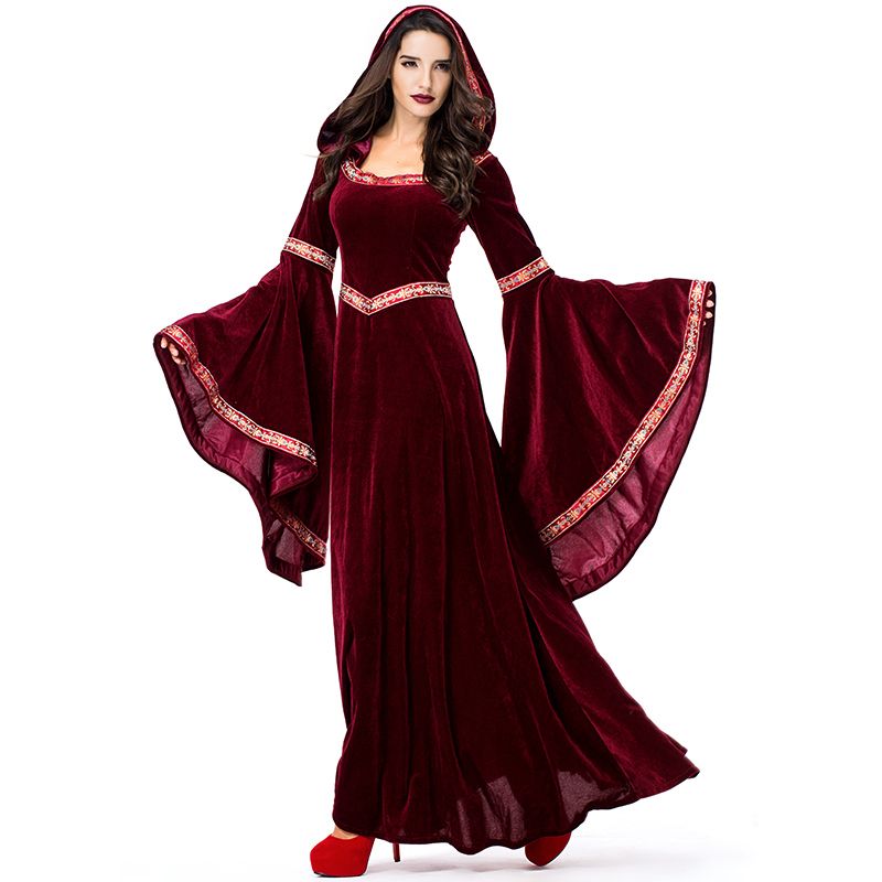 red vampire dress