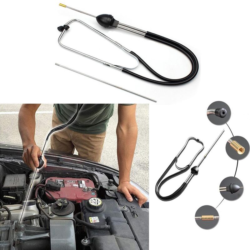 New Auto Cylinder Stethoscope Automotive Hearing Tool Stethoscope Car Automobile Automotive