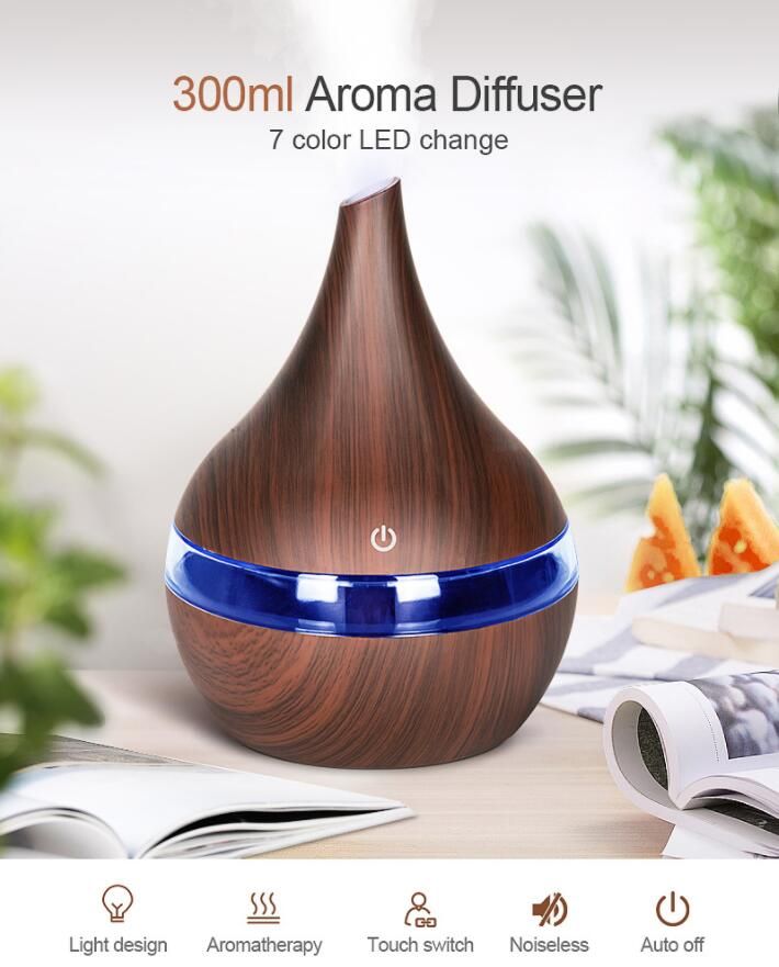  NP 7 Color LED Humidificador Ultrasónico Aroma Aire  Aromaterapia Aceite Esencial Difusor : Hogar y Cocina