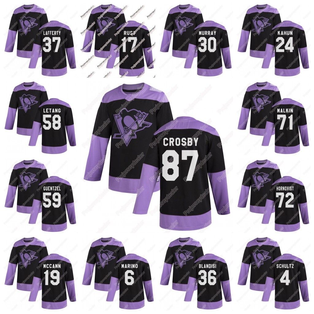 pittsburgh penguins cancer jersey