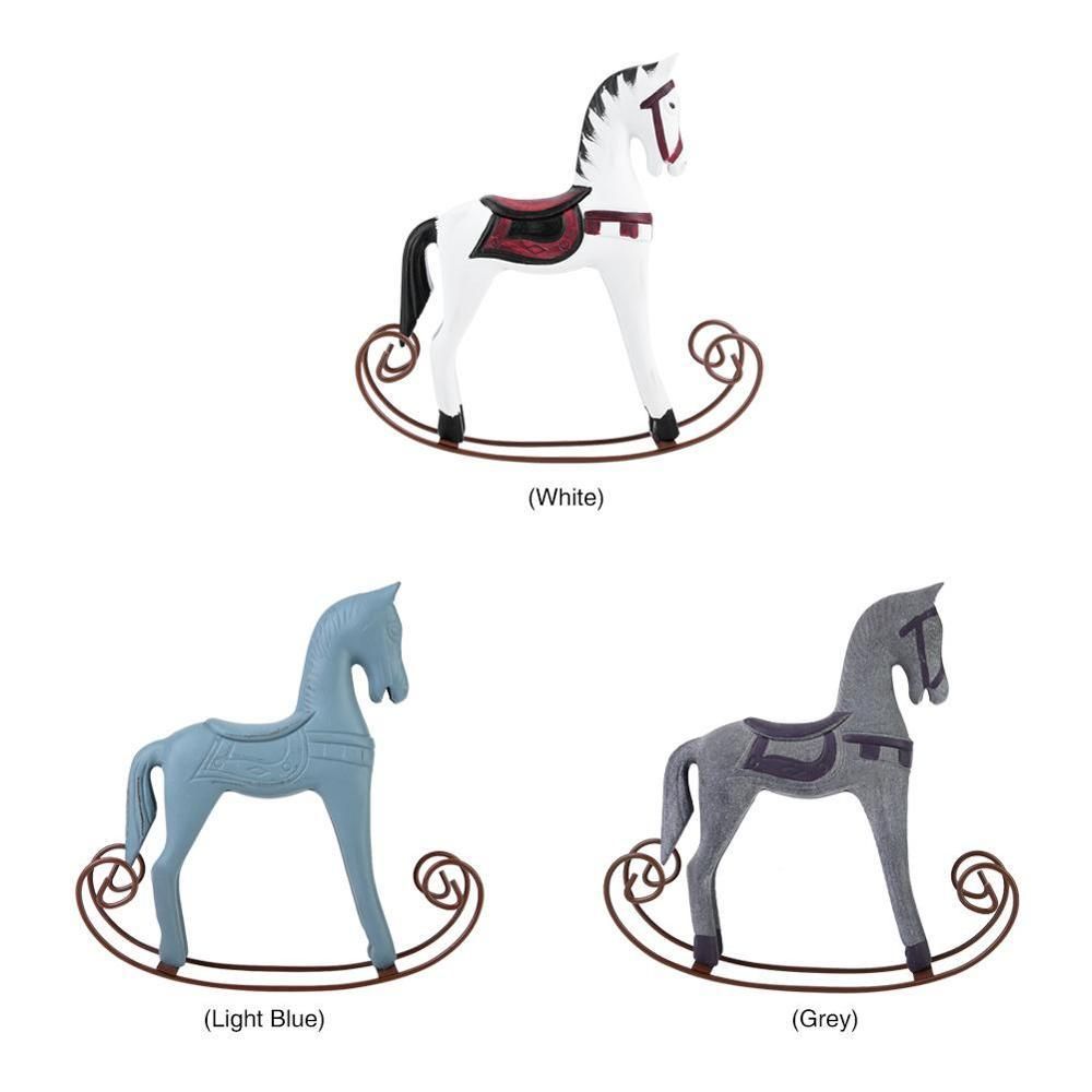 decorative wood rocking horse