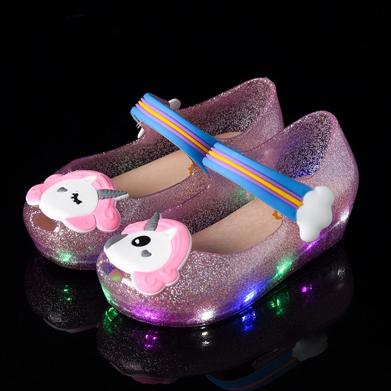 unicorn flashing trainers