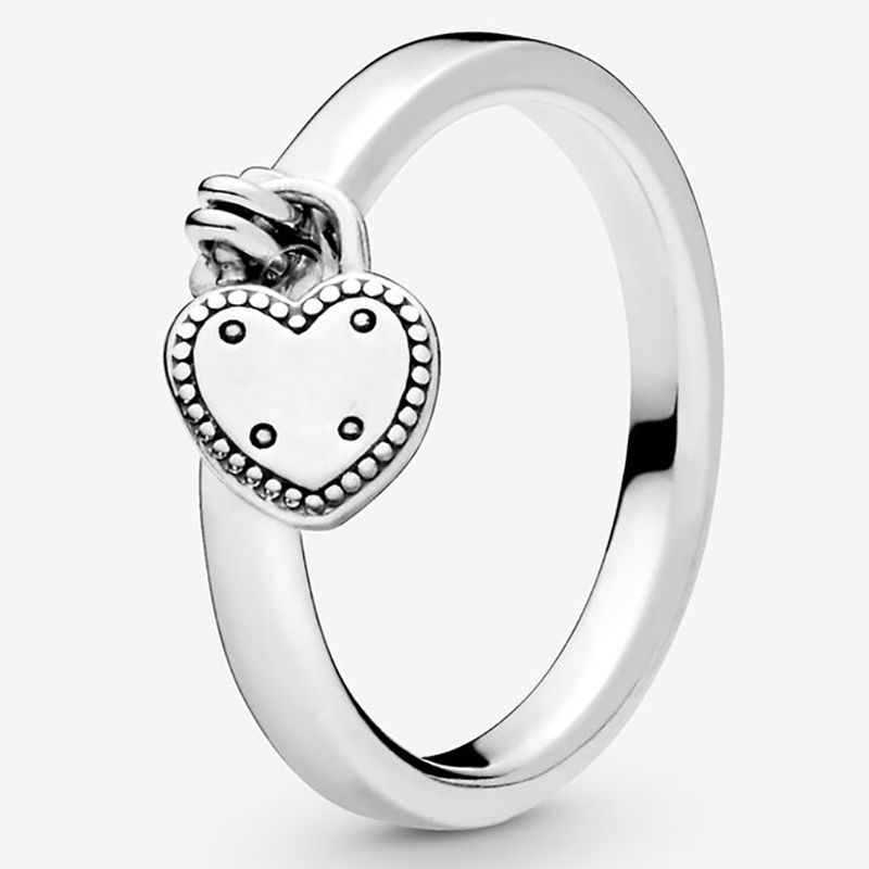 Fit Pandora Armband Charme Ring Heart 