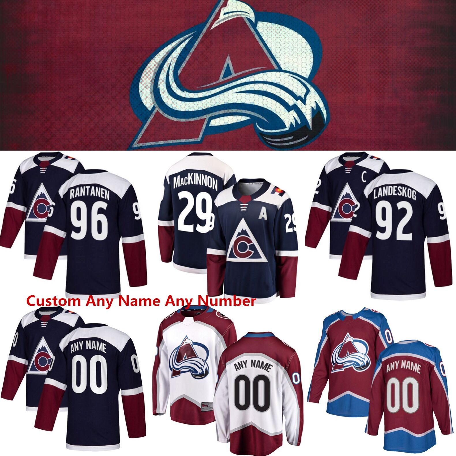 custom avalanche jersey