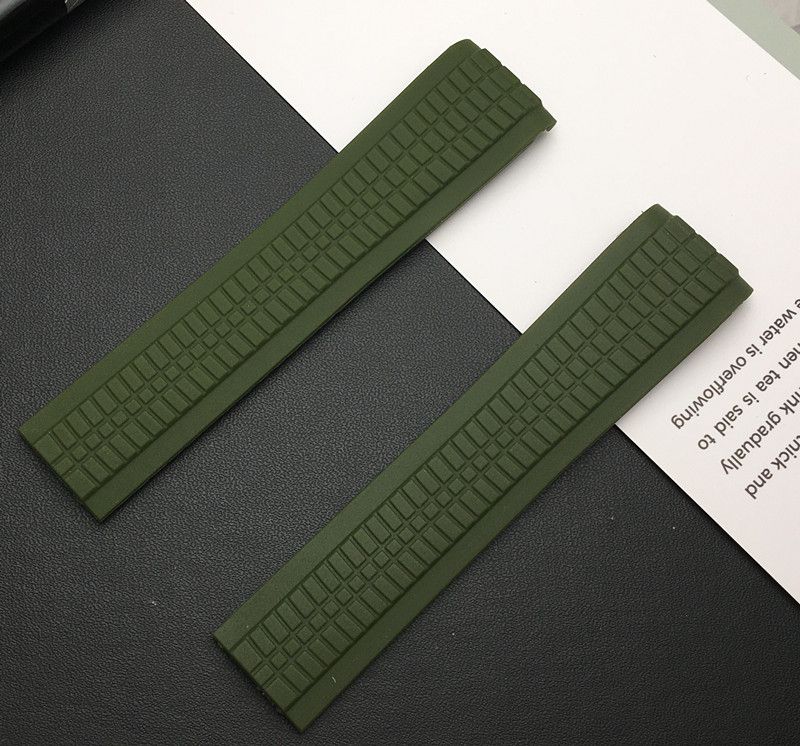 Green strap 21mm no buckle