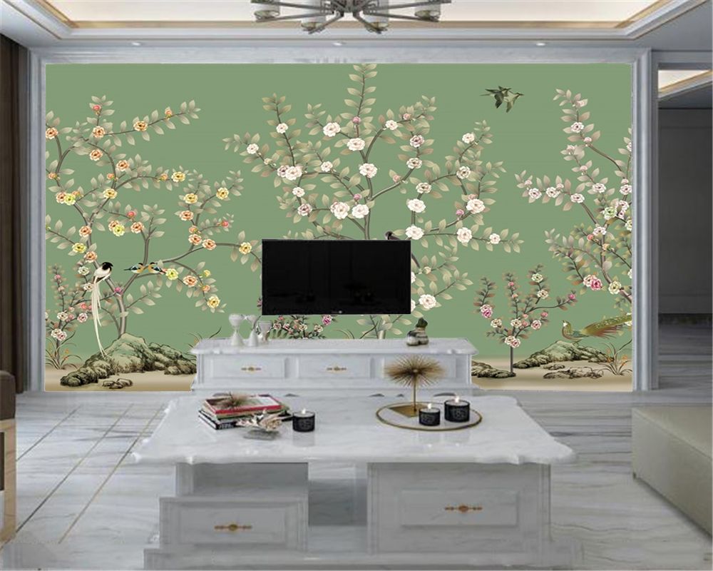 3d Wallpaper Living Room HD Printing Hand-painted Flowers Interior Decoration Digital Printing Moisture-proof Wall 3d Wallpaper Living Room HD Printing Hand-painted Flowers Interior Decoration Digital Printing Moisture-proof Wall