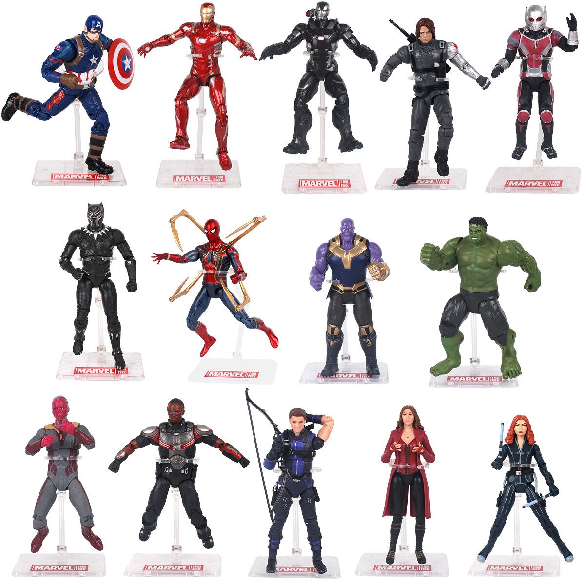 action figure thanos iron studios
