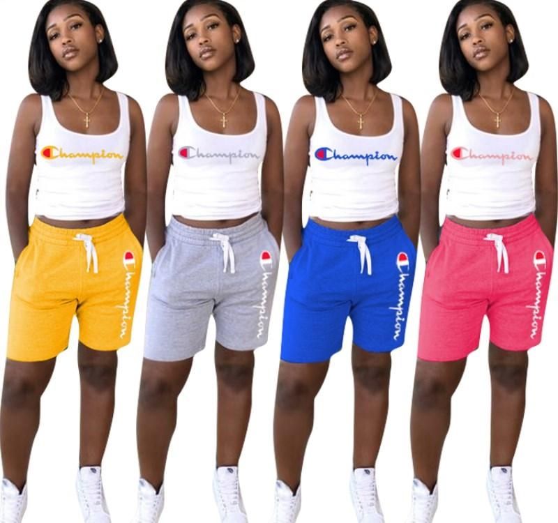 champion two piece short set womens
